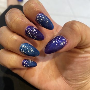 Blue Bliss Nails Spa - Galaxy Nails - Nail Salons Near Me - Chandler, Arizona