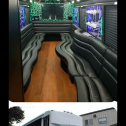 First Call Limo - Lux party bus with bathroom