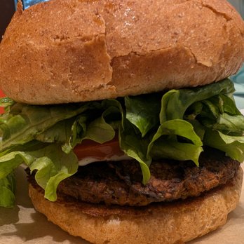 Next Level Burger - Blue cheese burger with tempeh bacon - Burgers Near Me - Concord, California