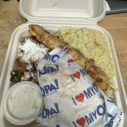 OPA! of Greece Shepard Plaza - Chicken platter