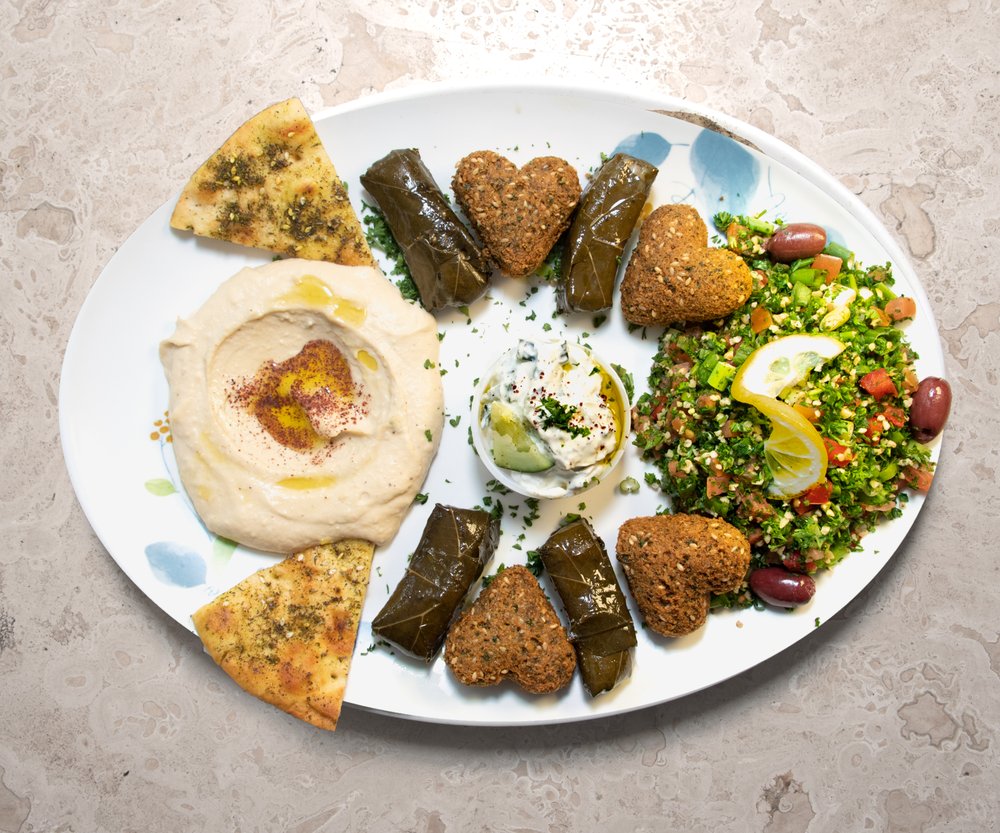 Food from Heart of Jerusalem Cafe