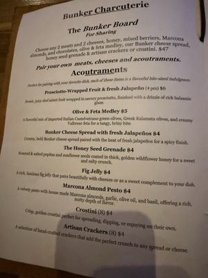 Menu photo 6 The Wine Bunker Alabaster, AL