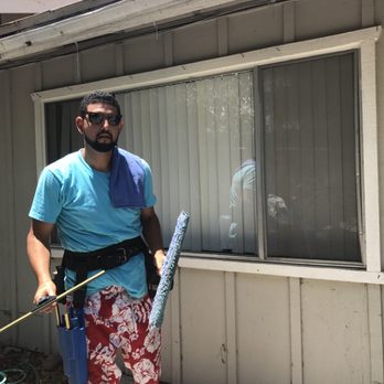 Crystal Clean Window Cleaning Services - The guy on the phone - Window Washing Near Me - San Diego, California Crystal Clean Window Cleaning Services - The guy on the phone - Window Washing Near Me - San Diego, California