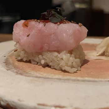 Maki Kosaka - Red snapper with Plum - Japanese Near Me - New York, New York Maki Kosaka - Red snapper with Plum - Japanese Near Me - New York, New York