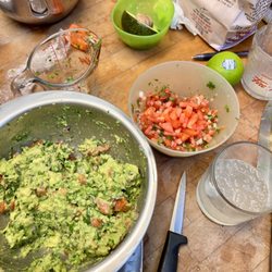 CopperPot Catering - Perfecting our guacamole!