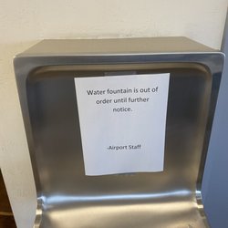 Visalia Aviation - Want water? Too bad. Use a machine