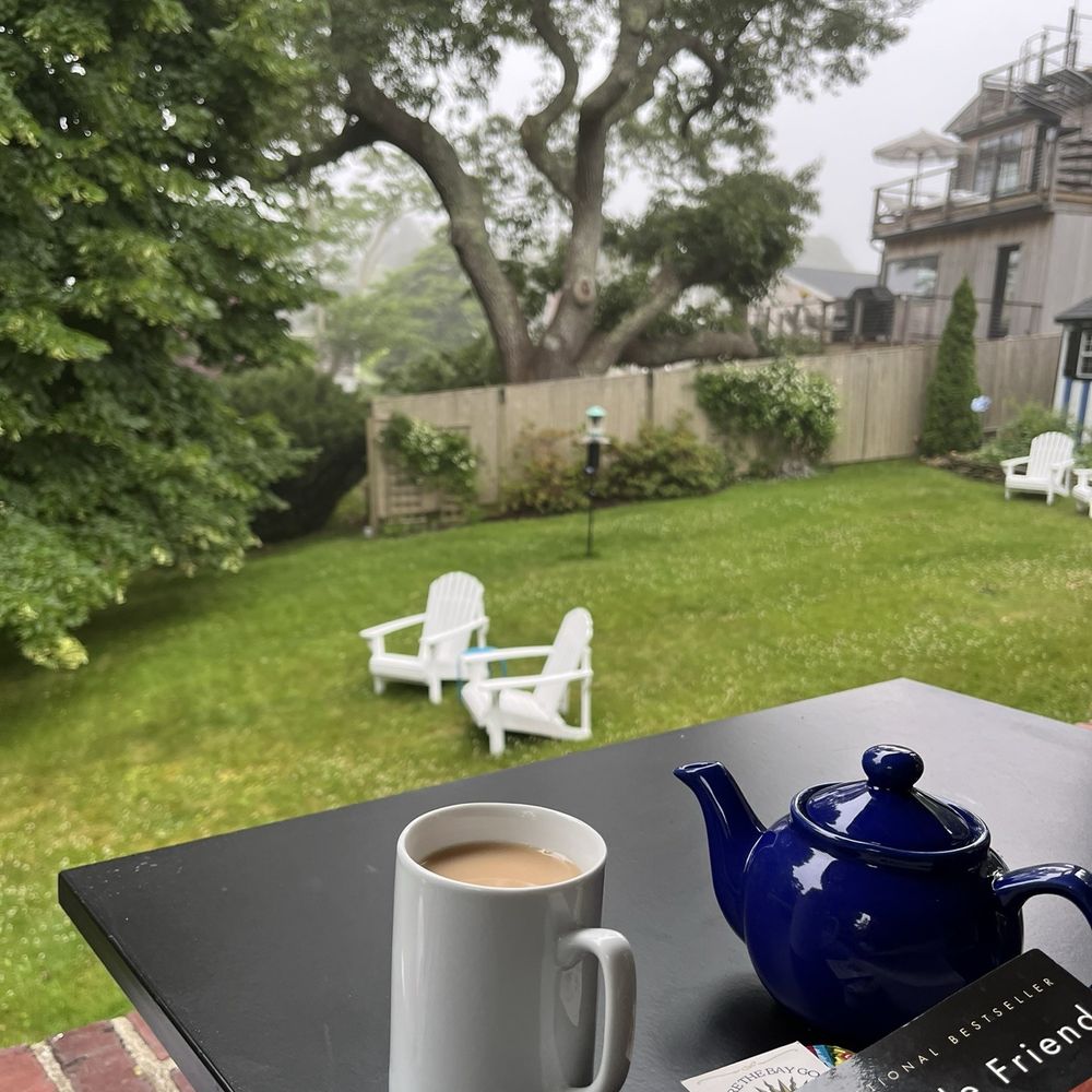 Nobnocket Boutique Inn - Early morning coffee - Hotels Near Me - Vineyard Haven, Massachusetts