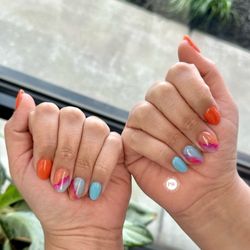 Pink + White Nail Studio - Marbled dipping powder set