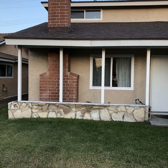 Robert's Complete Care - Front flower bed before that was falling apart - Landscaping Near Me