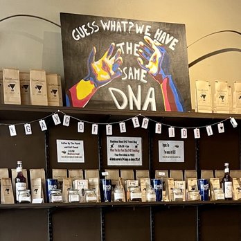 Equal Grounds Coffee House - a display of coffees - Coffee & Tea Near Me - Rochester, New York