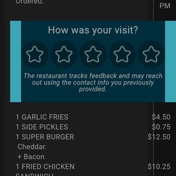The Bird - Reciept - Chicken Shop Near Me - San Francisco, California The Bird - Reciept - Chicken Shop Near Me - San Francisco, California