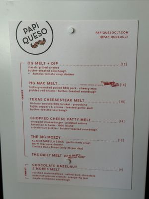 Menu photo 1 Papi Queso Charlotte, NC