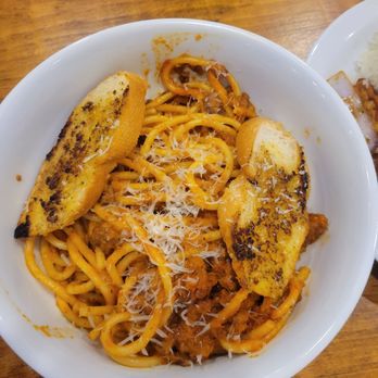 The Third Place Global Eatery - Bolognese buccatini pasta - Coffee & Tea Near Me - Clovis, California