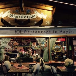 Restaurant Le Mayen - Restaurant Le Mayen von Aussen