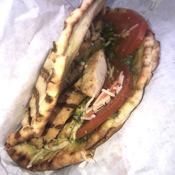 Tropical Smoothie Cafe - Chicken Pesto Flatbread - Sandwiches Near Me - Princeton, New Jersey