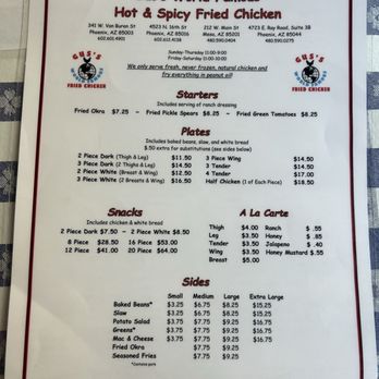 Gus’s World Famous Fried Chicken - Camelback - Chicken Shop Near Me - Phoenix, Arizona Gus’s World Famous Fried Chicken - Camelback - Chicken Shop Near Me - Phoenix, Arizona