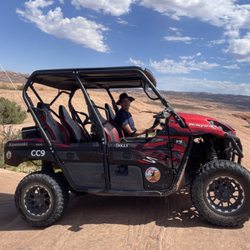 Moab Cowboy Country Off Road Adventures - This is my 4 x 4, a very sturdy vehicle that makes easy work out of the trail with a good guide, of course.