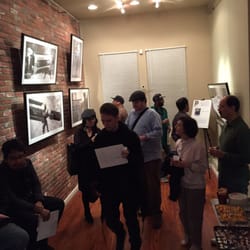 Photonic Playground - People checking out the gallery!