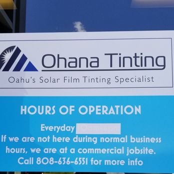 Ohana Tinting - Alot of different businesses around the area. But i found them. - Home Window Tinting Near Me - Kapolei, Hawaii Ohana Tinting - Alot of different businesses around the area. But i found them. - Home Window Tinting Near Me - Kapolei, Hawaii
