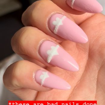 Fendy Nail Lounge - Bad nails by another salon. *NOT DONE HERE* - Nail Salons Near Me - Cypress, California