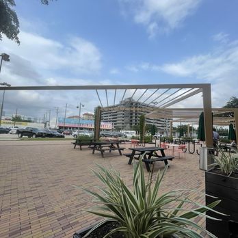 Second Draught - view of gated parking lot - Brewpubs Near Me - Houston, Texas Second Draught - view of gated parking lot - Brewpubs Near Me - Houston, Texas