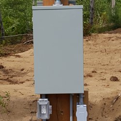 Buckley Electric - Exterior breaker panels and outlets to give you power when there is no building in place.