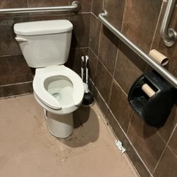 Wingstop - No toilet paper, pee all over toilet seat