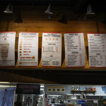 Fuddruckers - Menu Boards - Burgers Near Me - Concord, California
