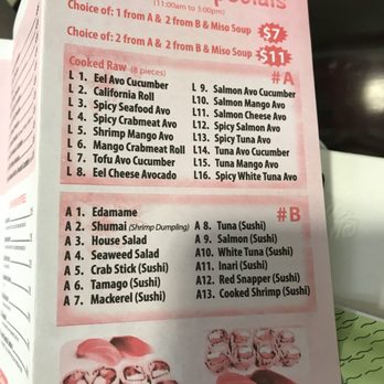 Avana Sushi - Menu - Japanese Near Me - Boston, Massachusetts Avana Sushi - Menu - Japanese Near Me - Boston, Massachusetts