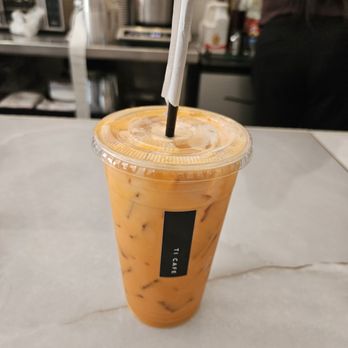 Tí Cafe - Large Thai Tea - Coffee & Tea Near Me - Denver, Colorado