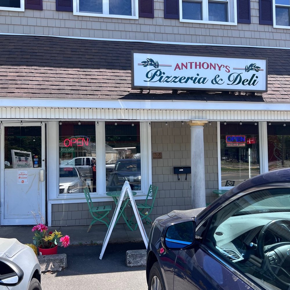 Anthony's Pizzeria & Deli - Small plaza with adequate off-street parking. - Pizza Near Me - Wallingford, Connecticut