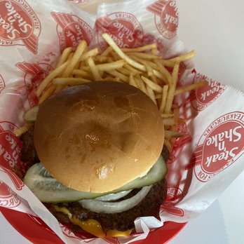 Steak 'n Shake - a hamburger and french fries - American Near Me - West plains, Missouri Steak 'n Shake - a hamburger and french fries - American Near Me - West plains, Missouri