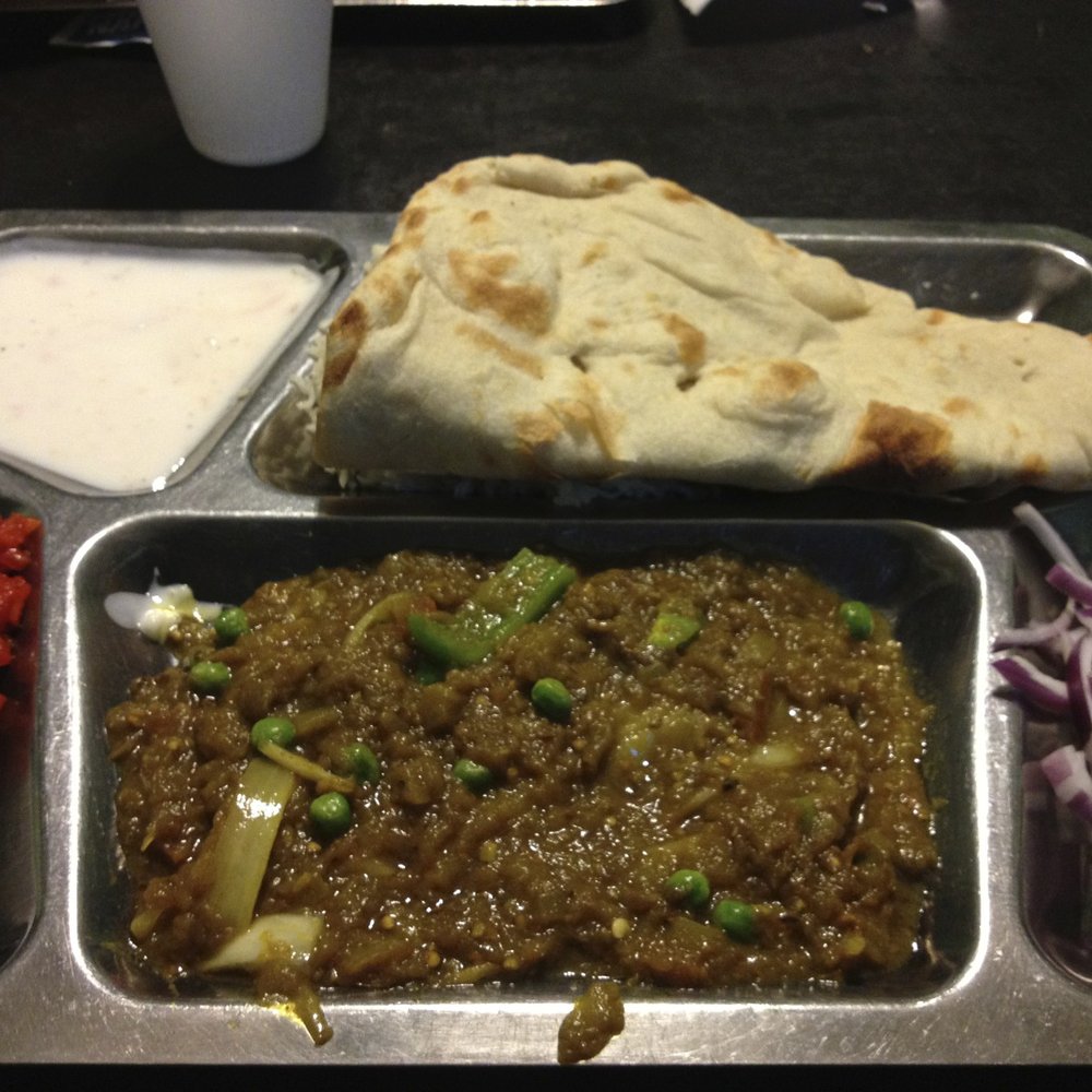 Punjab Palace - Eggplant - it's a fruit ya know? - and na'an. - Indian Near Me - Allston, Massachusetts Punjab Palace - Eggplant - it's a fruit ya know? - and na'an. - Indian Near Me - Allston, Massachusetts