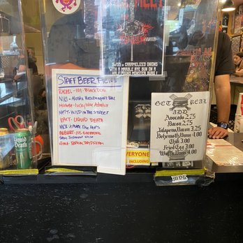 Grill 'Em All - Staff beer picks and add-ons. Also, Burger of the Month: Face Melt aka Shlak (5/28/22) - Burgers Near Me - Long Beach, California