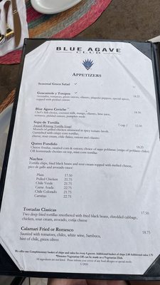 Menu photo 1 Blue Agave Club Pleasanton, CA Menu photo 1 Blue Agave Club Pleasanton, CA