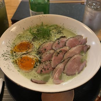 Mensho - Duck matcha ramen - Noodles Near Me - Houston, Texas Mensho - Duck matcha ramen - Noodles Near Me - Houston, Texas
