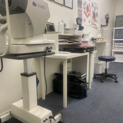 Quality Eye Care Optometry - The exam room . Clean and functional