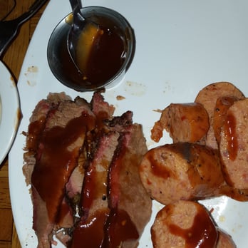 J&M Bar-B-Q - 2 portions of brisket and sausage - Barbeque Near Me - Lubbock, Texas J&M Bar-B-Q - 2 portions of brisket and sausage - Barbeque Near Me - Lubbock, Texas
