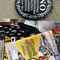 Christ Embassy Church - Put pamphlets next to obvious sign that says not to!