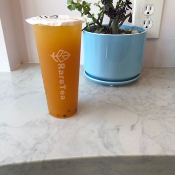 RareTea - Mango Passionfruit Green Tea - Bubble Tea Near Me - Sacramento, California