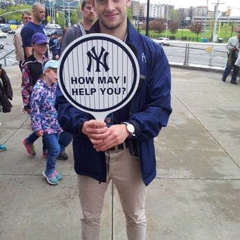 Yankee Stadium - He's such a cutie and letting me borrow his sign lol - Stadiums & Arenas Near Me - Bronx, New York Yankee Stadium - He's such a cutie and letting me borrow his sign lol - Stadiums & Arenas Near Me - Bronx, New York