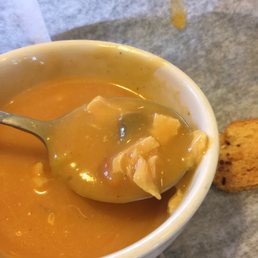 Chicken tortilla soup was so delicious! Just the right amount of kick Chicken tortilla soup was so delicious! Just the right amount of kick