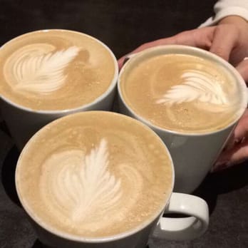 Liberty Market - Breve hazelnut decaf lattè and two breve vanilla lattès. - New American Near Me - Gilbert, Arizona Liberty Market - Breve hazelnut decaf lattè and two breve vanilla lattès. - New American Near Me - Gilbert, Arizona
