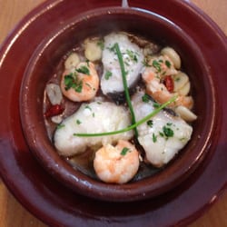 Plaza Chica - Bacalao con langostinos