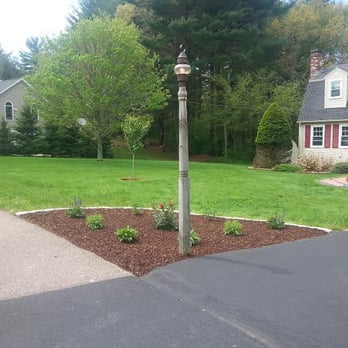 Lola's Landscape - a street light in a residential neighborhood - Landscaping Near Me - Franklin, Massachusetts
