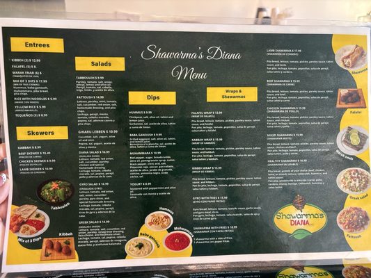 Menu photo 2 Shawarma’s Diana Miami, FL Menu photo 2 Shawarma’s Diana Miami, FL