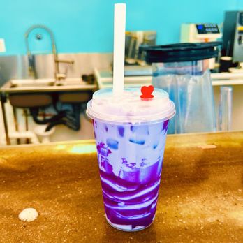 Aa Bubble Tea Cafe - Magic Taro - Bubble Tea Near Me - Brooklyn, New York
