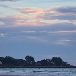 Gooch's Beach - 8-2-26. A little too cloudy for a sunset, but nevertheless, a beautiful summer evening.