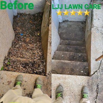 LJJ LAWN CARE - a person standing on a step - Lawn Services Near Me LJJ LAWN CARE - a person standing on a step - Lawn Services Near Me