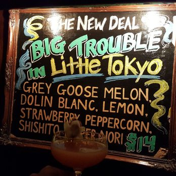 The Spare Room - Big Trouble In Little Tokyo Menu (11/15/18). #Hollywood  #HollywoodRoosevelt #Lounge #Bar #Cocktails #Vodka #DrinkPic #DrinkPorn - Bars Near Me - Los Angeles, California